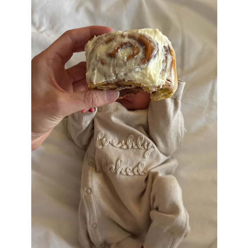 Freshly Baked Knitted Applique All in One – Oat & Marl