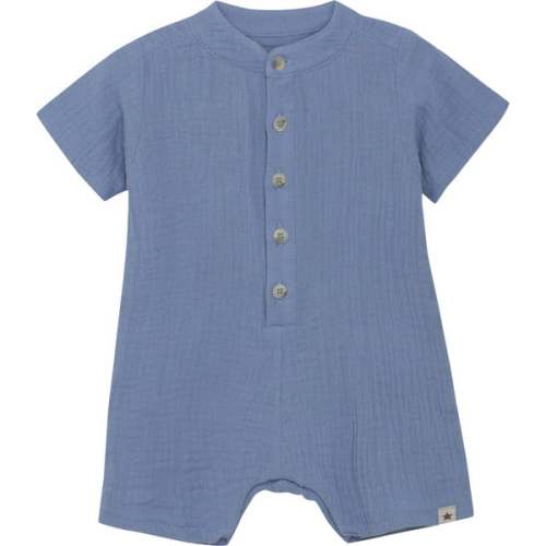Babys Playsuit In Muslin Cotton, Quiet Harbor - HutteliHut | Maisonette