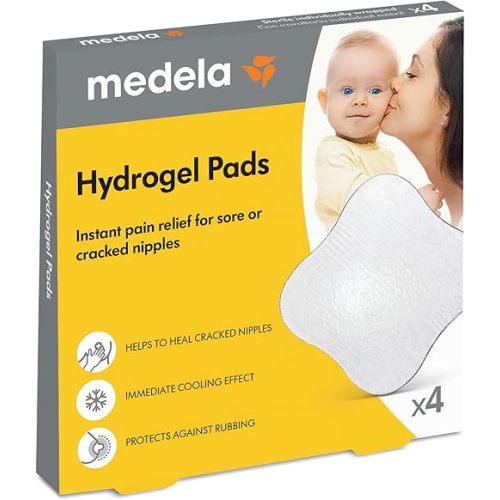Medela Hydrogel Pads | Pain Relief for Sore or Cracked Nipples | Breastfeeding Essentials