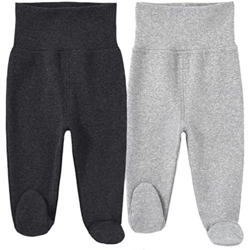 Baby Footed Pants Cotton Newborn Leggings 0-12 Months