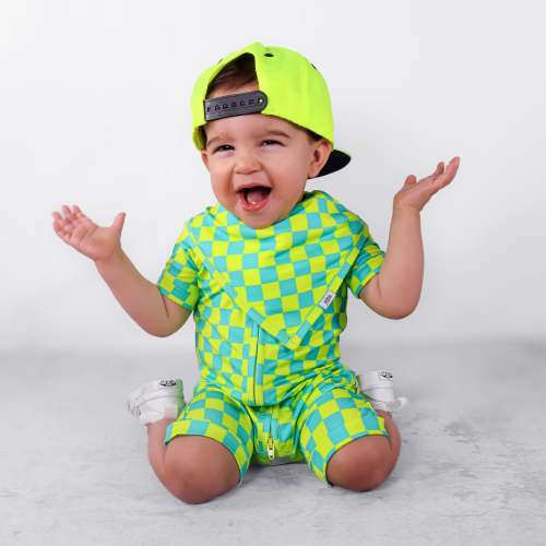 Neon Checked Out Shorties