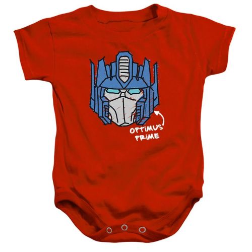 Baby Transformers This Is Optimus Prime Infant Bodysuit Red 6 Months