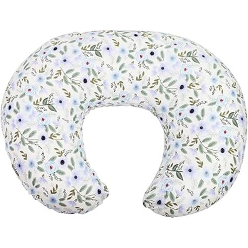 Breastfeeding Pillows, Baby Nursing Pillow for Breast Feeding & Bottle Feeding for Nursing Mothers with Removable Cotton Cover, Machine Washable (Flower-2)