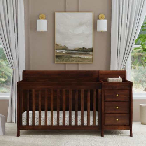 daVinci Kalani 4-in-1 Convertible Crib and Changer Combo - Espresso