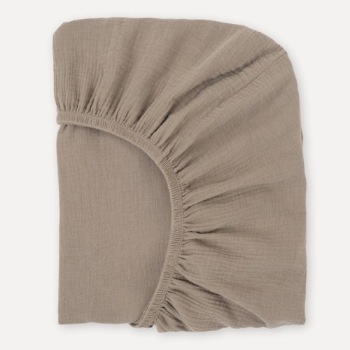 Fawn Organic Muslin Cotton Crib Sheet