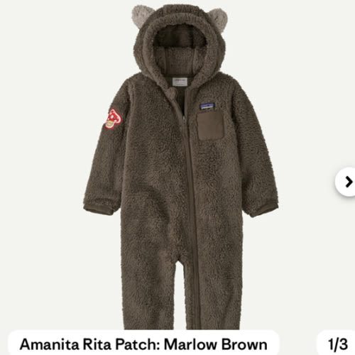 Patagonia Baby Furry Friends Fleece Bunting