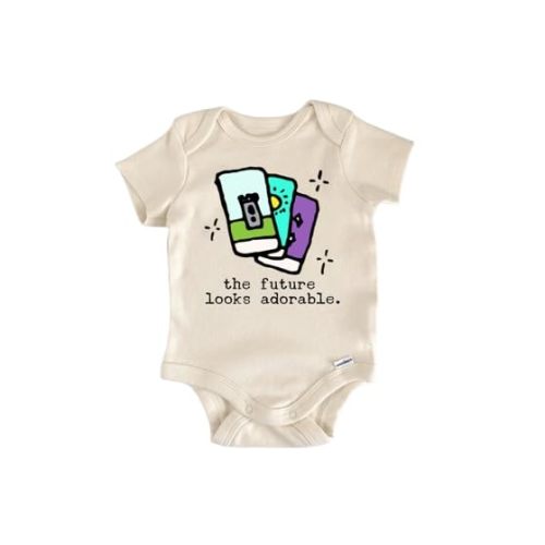 Tarot Card Witchy Witch - Baby Boy Girl Clothes Infant Bodysuit Funny Cute Newborn