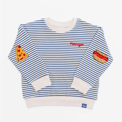 Chicago Striped Patch Sweatshirt
