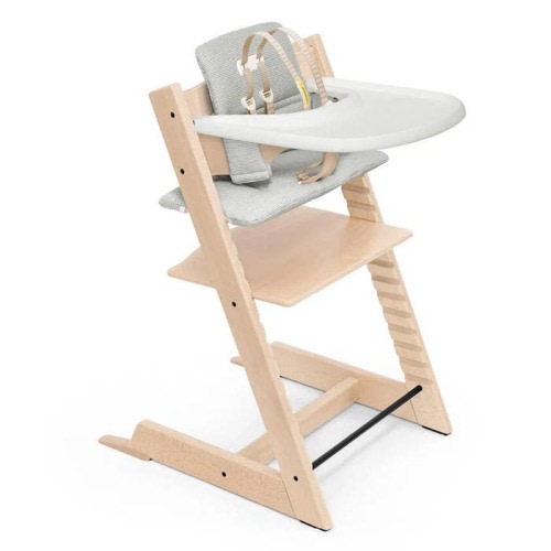 Tripp Trapp® High Chair² Complete - Natural/Nordic Grey