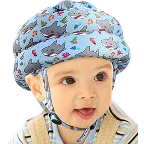 Baby Helmet for Crawling & Walking - Head Protector for Infants, Soft Cushion Safety Headguard, Toddler Inflatable Helmets 6-12 Months