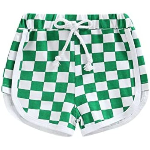 Toddler Baby Boy Girl Checkerboard Plaid Pants Elastic Waist Casual Trousers Spring Summer Fall Winter Long Pants