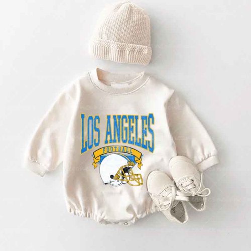 Baby  Los Angeles Romper and Adult Sweatshirt