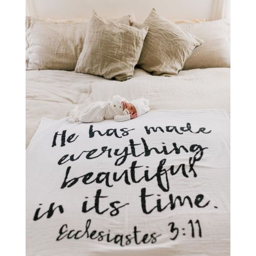 Organic Swaddle Ecclesiastes 3:11