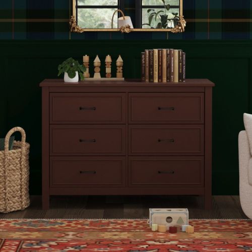 DaVinci Charlie 6-Drawer Double Dresser - Crimson