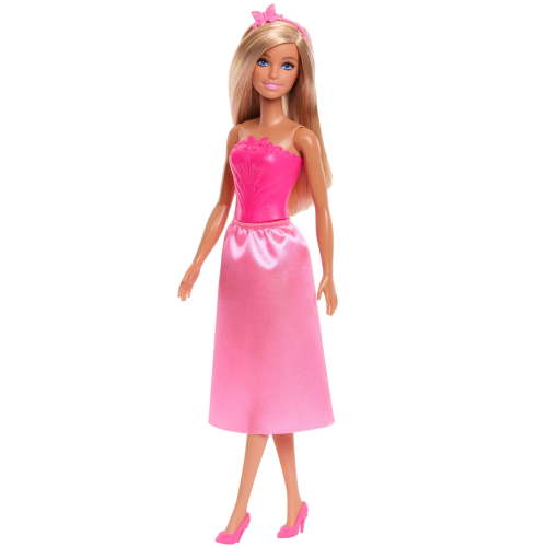 Barbie Royal Fashion Doll with Blonde Hair, Removable Skirt & Accessories, Pink Butterfly Theme