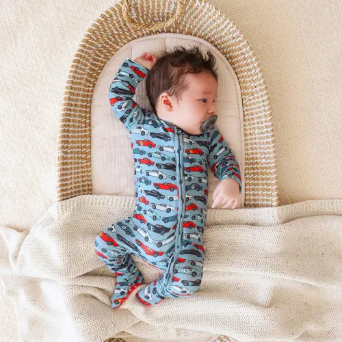 Footie Zippered One Piece : Miles