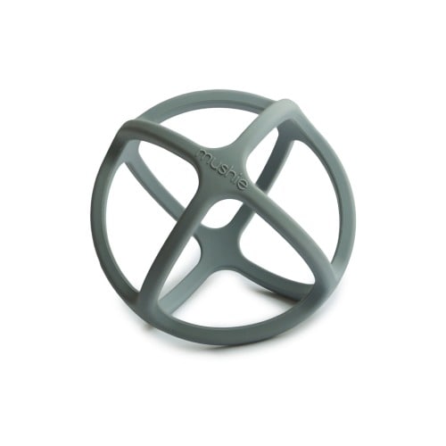 Mushie Silicone Ball Teether Toy, Dried Thyme