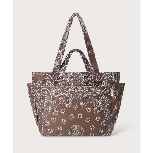 Bandana Tote Bag - Brown