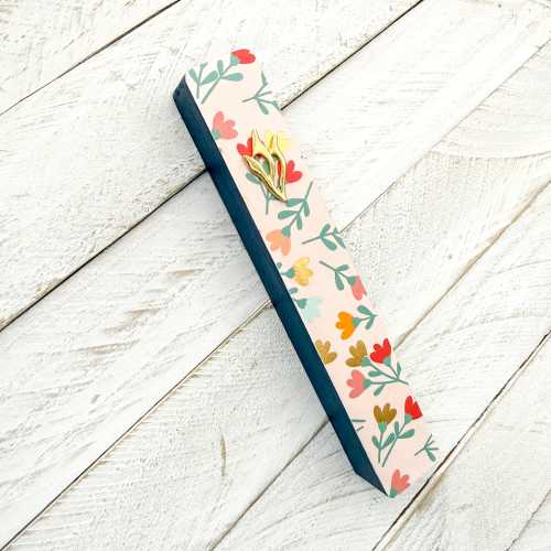 Floral Mezuzah Case | Jewish Housewarming Gift | Handmade Judaica | Jewish Wedding Gift | Modern Mezuzah