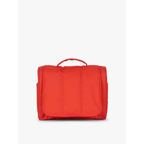 Luka Hanging Toiletry Bag - TOMATO