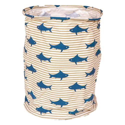 Large Round Storage Bin,Collapsible Storage Baskets, Dirty Laundry Hamper Baskets for Baby Boys and Girls, Office, Bedroom, Toys Nursery Kids Clothes Gift Basket Home Organizer