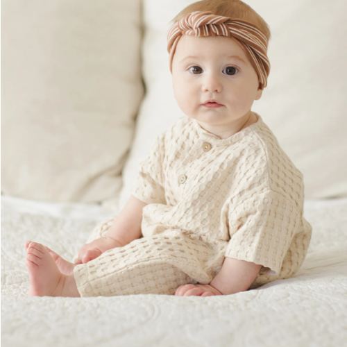 Hayes Jumpsuit || Natural – Quincy Mae