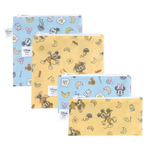 Reusable Snack Bag 4 Pack: Mickey + Minnie Mouse Brunch Bunch – Bumkins