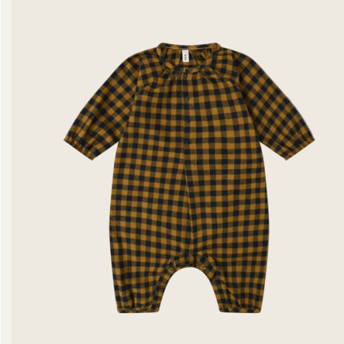 Blueberry Gingham Onesie