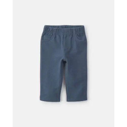 Baby Boy Knit Chambray Pants - Indigo | Carter's