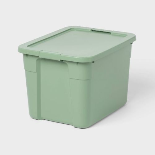 20gal Latching Storage Tote Versatile Green - Brightroom™