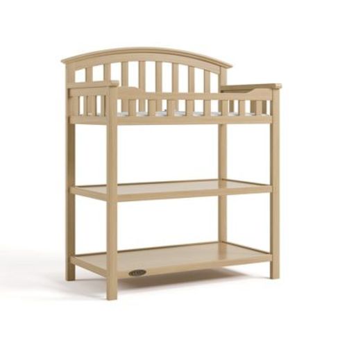 Graco Changing Table with Water-Resistant Changing Pad Driftwood