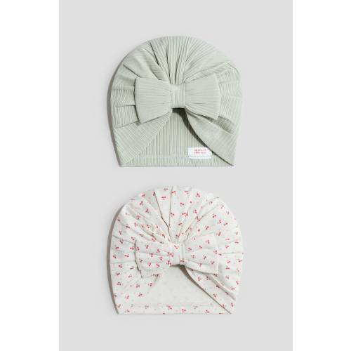 2-PACK KNOT-DETAIL HATS