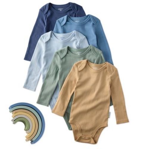 Butterblu BLAKE 5-Pack Long Sleeve Bodysuits Terra