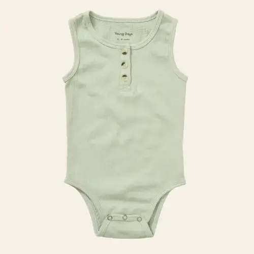 Henley Tank Onesie – Young Days