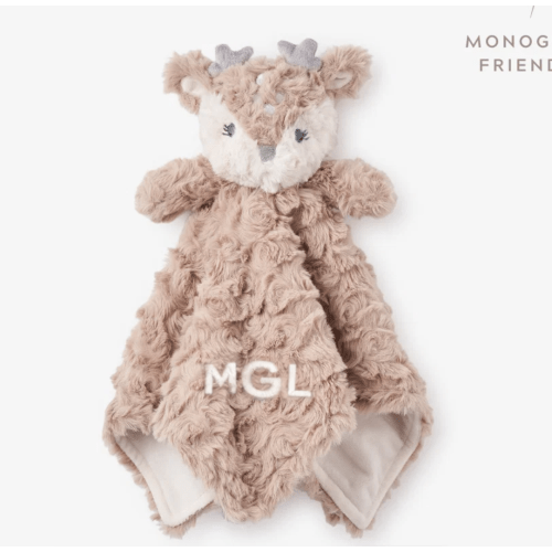 PLUSH FAWN BABY SECURITY BLANKET