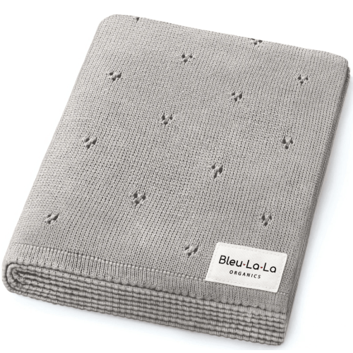 Organic Pointelle Luxury Knit Swaddle Blanket