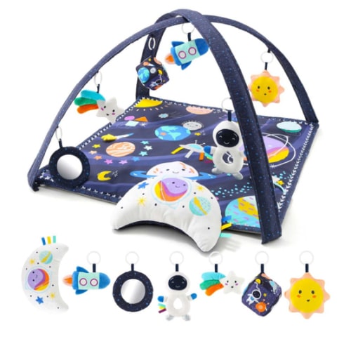 Space Baby Play Gym & 7-in-1 Play Mat