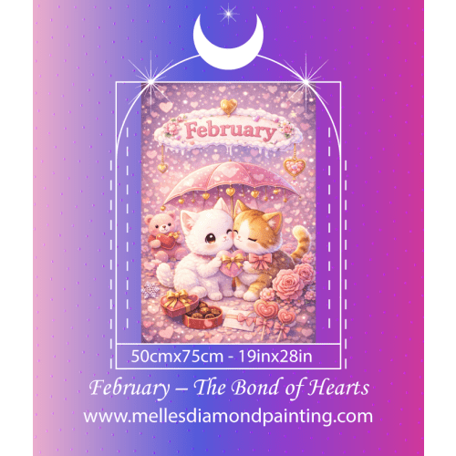 February – The Bond of Hearts – Melles Diamond Painting