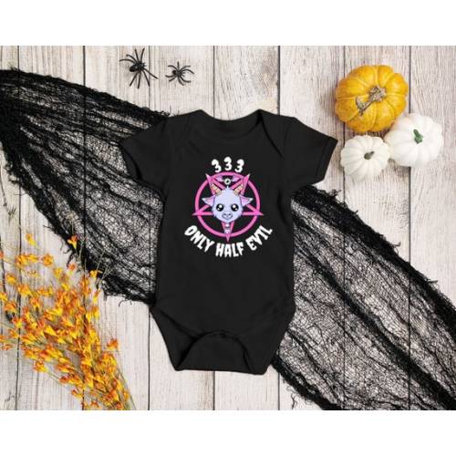 Baby Baphomet Goth Baby Clothes Cute Baphomet Satanic Clothing - Etsy