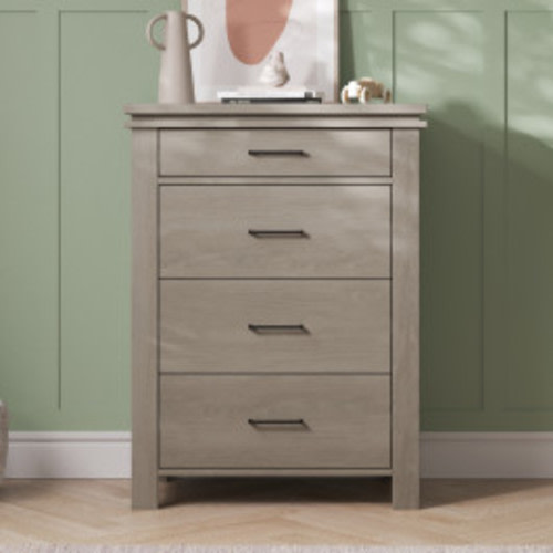 Denman 4 Drawer Chest Crescent Gray