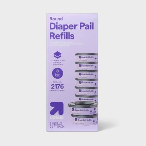Diaper Pail Refill Bags - 8pk - up&up™