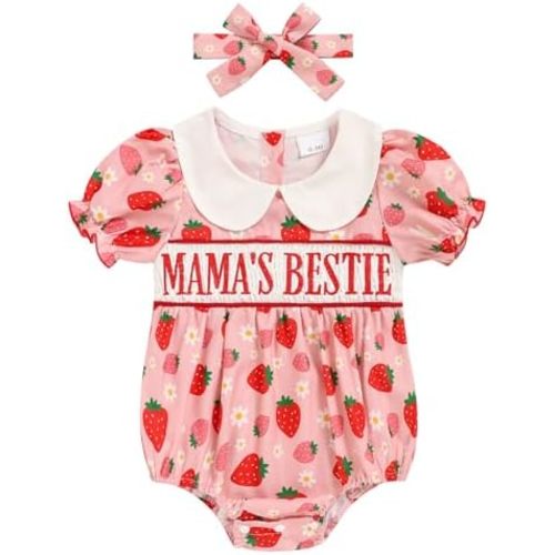 GRNSHTS Baby Girl Romper Newborn Clothes Bodysuit Jumpsuit Baby Girl Clothes Outfit 0-18M