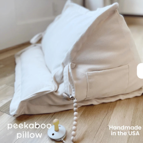 Peekaboo Pillow™ Official Site - Organic Infant Lap Pillow