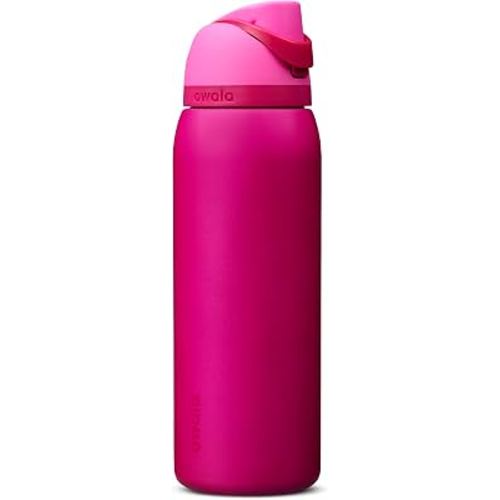 Owala FreeSip Stainless Steel Water Bottle 40 oz Read My Lips
