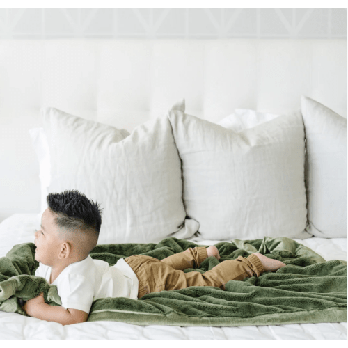 LUSH RECEIVING BLANKETS - FERN COLOR