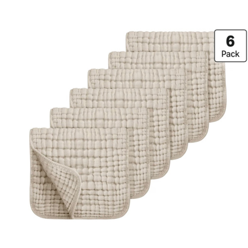 Amazon.com: Looxii Muslin Burp Cloths 6 Pack - 20" x 10" - Ultra Soft & Absorbent, 6-Layer 100% Cotton for Spit Up & Drool- Gentle Baby Burping Cloth, Newborn Boys Girls Essentials, Dark Green : Baby