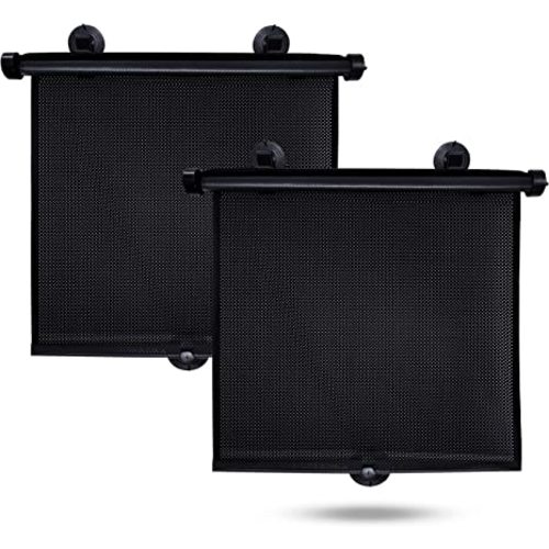 EcoNour Car Window Shades for Windows (2 Pack) | Shade Automotive Interior Sun Protection Large Offers Complete from UV Rays and Glare 18" x 20"