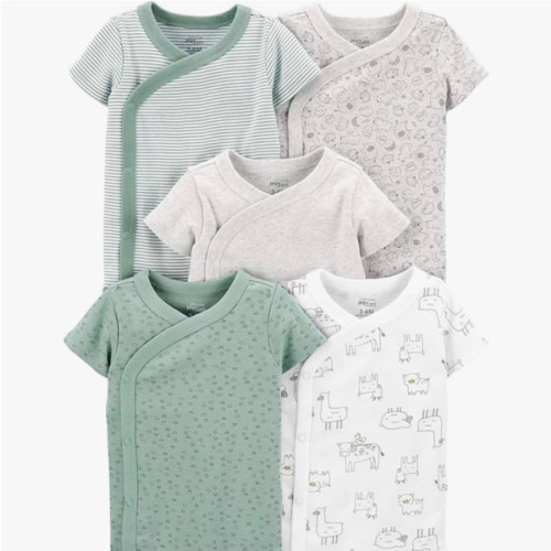 Simple Joys by Carter's unisex-baby 5-pack Side Snap Short-sleeve Bodysuit