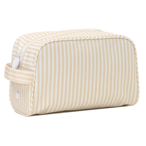 TRVL Stowaway Toiletry Bag Pimlico Stripe Sand