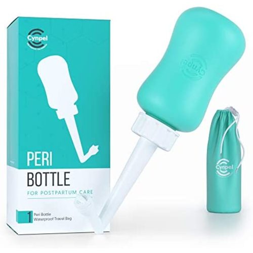 Cynpel Peri Bottle for Postpartum Essentials, Feminine Care | The Original Portable Bidet, Hemmoroid Treatment, Baby Registry Search Gift for New mom, Hospital Bag Labor & delivery